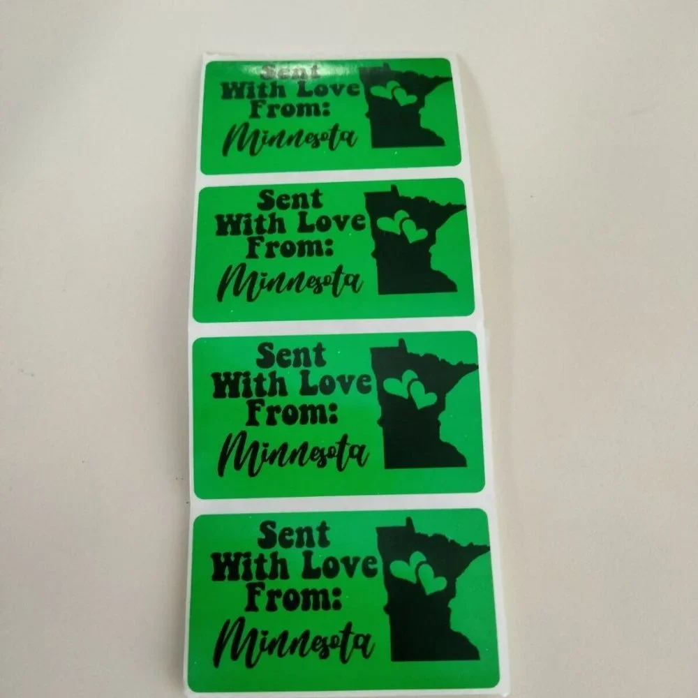 💙100 Minnesota- Shipping Labels Thermal Packaging Stickers 2.25